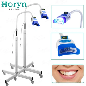 36W dental cold light LED teeth whitening machine table teeth bleaching lamp portable phone stand