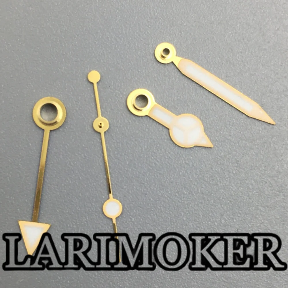 Larimoker-ハンドウォッチセット,発光部品,ロンダ515ムーブメント,ブラック,シルバー,ゴールド,ピンク,ゴールド,c3,グリーン,4個