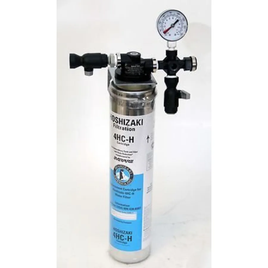 

Ice maker water filter system 932051 with 4HC-H cartridge for refrigerator white replaceable filter cartridge ensures clean and
