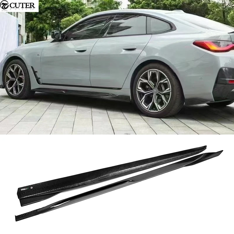 

G26 Sedan 4 Series i4 Dry Carbon Fiber Side Skirts for Bmw G26 425i 430i Car Styling 2020