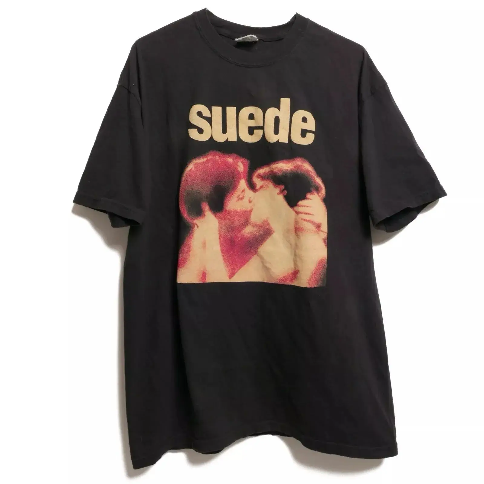 Vintage Rock Punk Tops Suede London BandT-Shirt Casual Loose Short Sleeve Summer Cotton Print T-Shirt  Unisex
