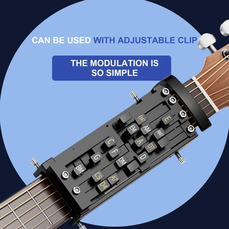 Guitar Chord Training Set Guitar Teaching Aid Guitar Chord Assistant Guitar Learning Tool Guitar Chord Learning Systems A52F