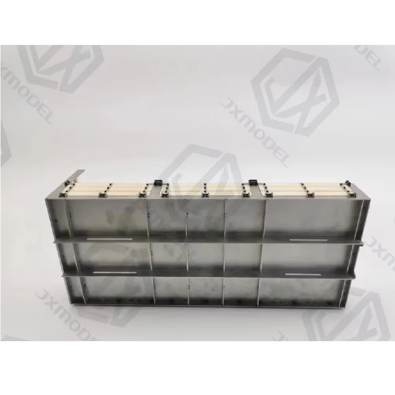RC 1/14 aluminum & wooden low-side flatbed truck body 600MM
