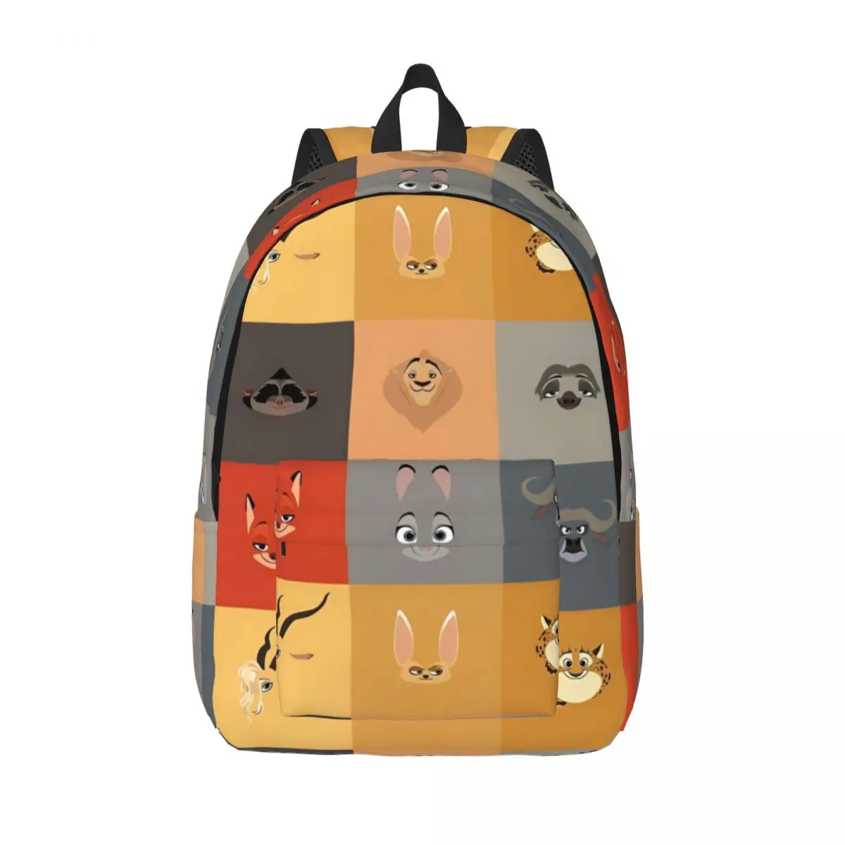 

Рюкзак с героями мультфильмов Zootopia для мужчин и женщин, стильный студенческий рюкзак для походов и путешествий, легкие холщовые сумки для колледжа с Джуди Хоппс и Ником Уайлдом