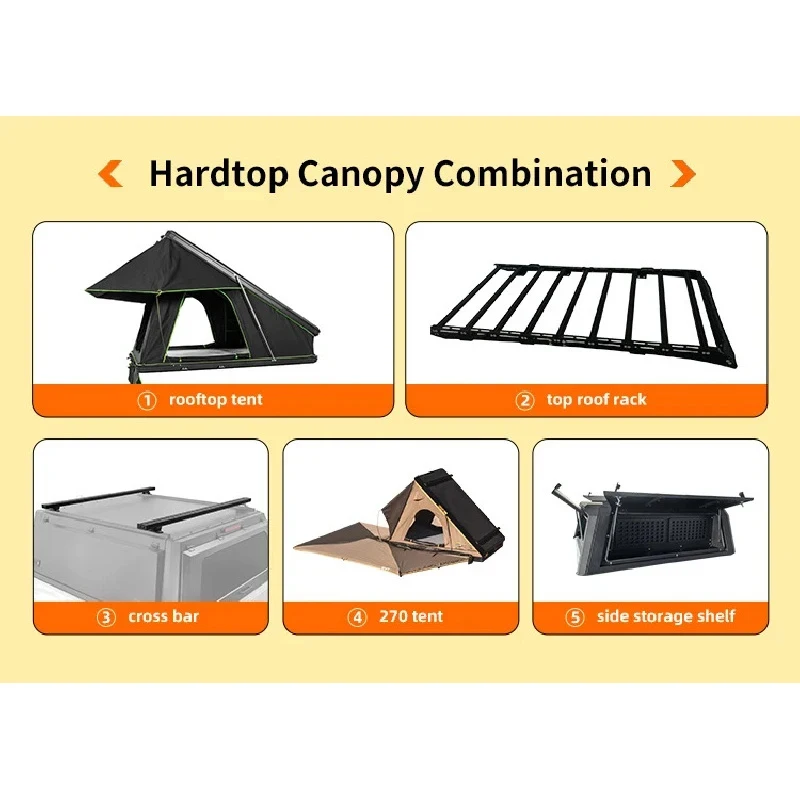 High Quality Retractable Truck Top Camper Aluminum Canopy for Canopy Best Seller High Performance