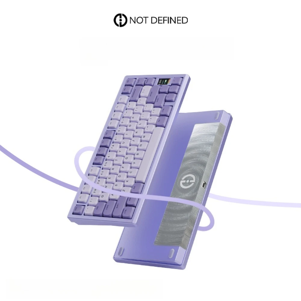 

Not Defined ND75LP Mechanical Keyboard Customized Aluminum Alloy RGB Tri mode Hot Swap Gasket Structure Gaming Accessories Gifts