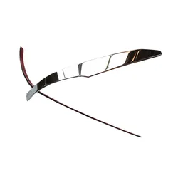 Garnish Sticker Metal Trim Cover Rear Side View Rearview Mirror fit for Toyota Venza Harrier XU80 2020 2021 2022 Accessories