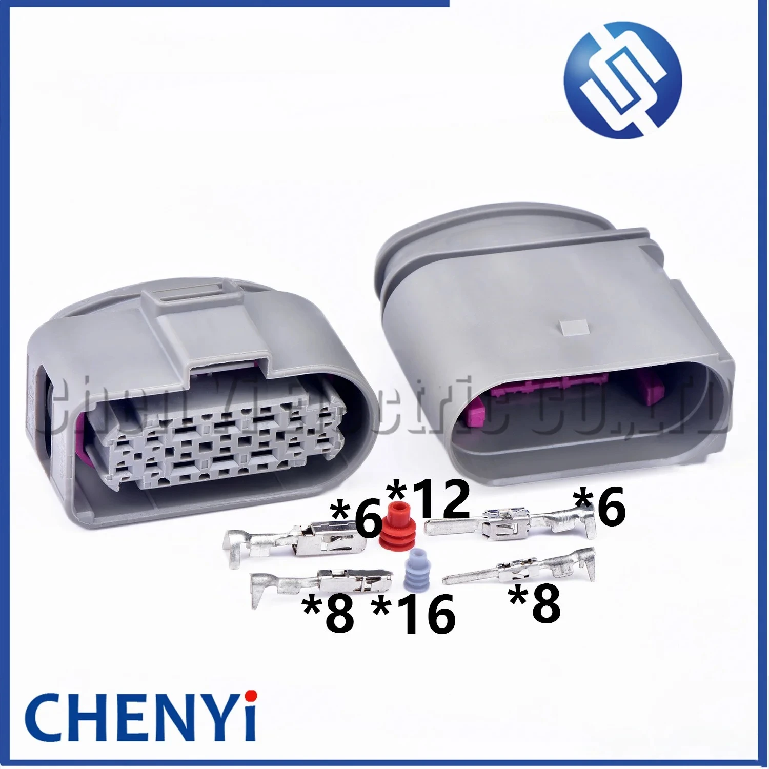 14 Pin/way Car headlight wiring harness plug waterproof connector 5Q0973737 5Q0 973 737 5Q0973837 5Q0 973 837