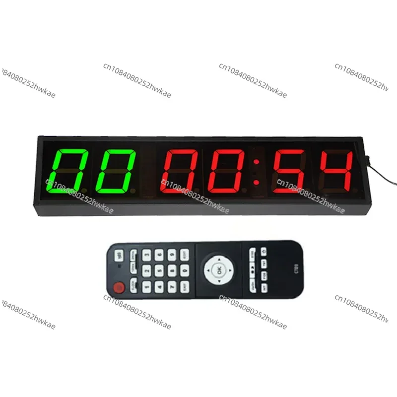 

Minuterie Murale Led Pour Entra Eloement Physique, Nouveau Design, 4 Pouces, 6 Chiffres, Dent Bleue, Contrôle Par Application