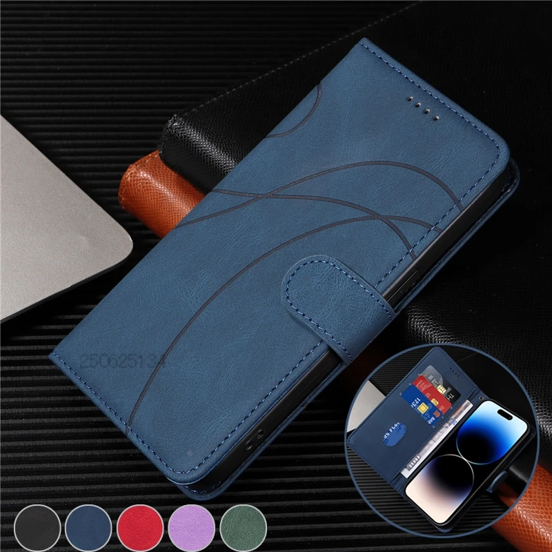 Dream Line Flip Phone Case For Samsung Galaxy S26 S25 Edge S24 S23 S21 FE Plus Ultra 5G Holder Wallet Leather Cover Phone Bags