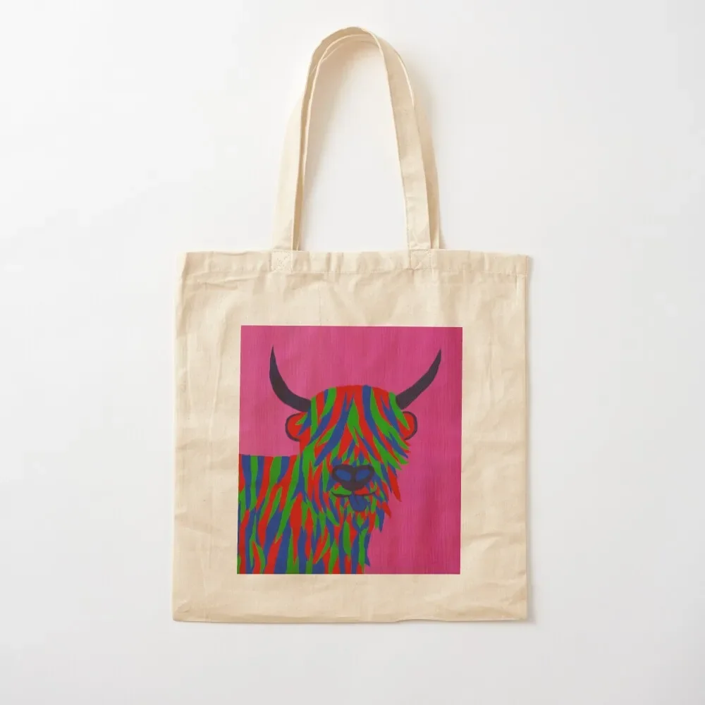 

Cowdelious - The Highland Cow Tote Bag Canvas Women's tote the shoping