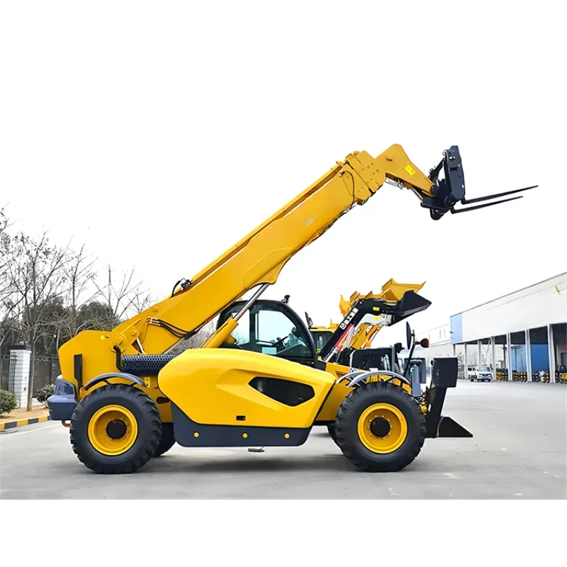 Robust Telescopic Handler Loader  Efficient Lifting  Material Handling Perfect Construction Agriculture Industrial Applications