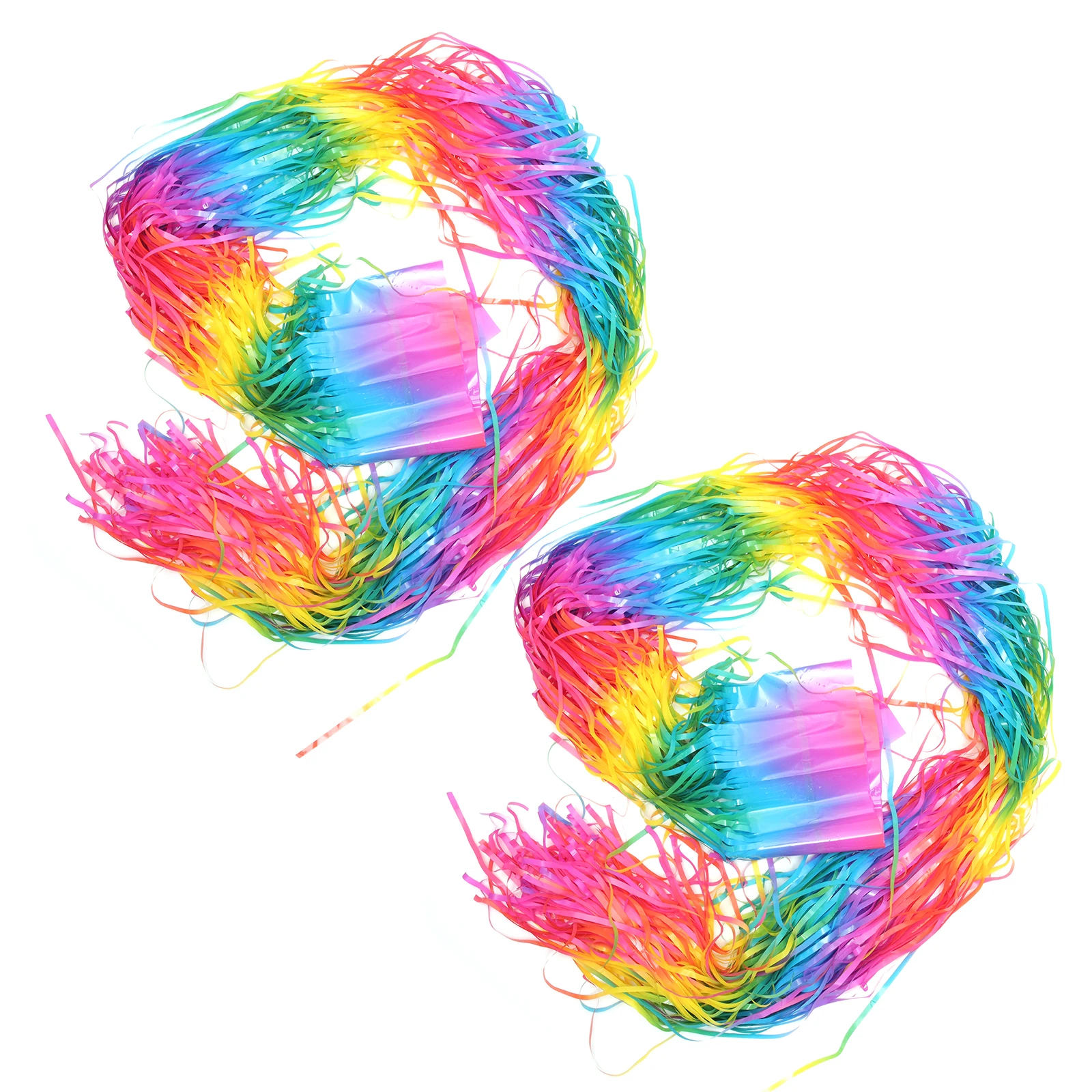 

2pcs Gradient Macaron Tinsel Curtains Fringe Party Backdrop Decoration For Wedding Shower Birthday Festival Streamer
