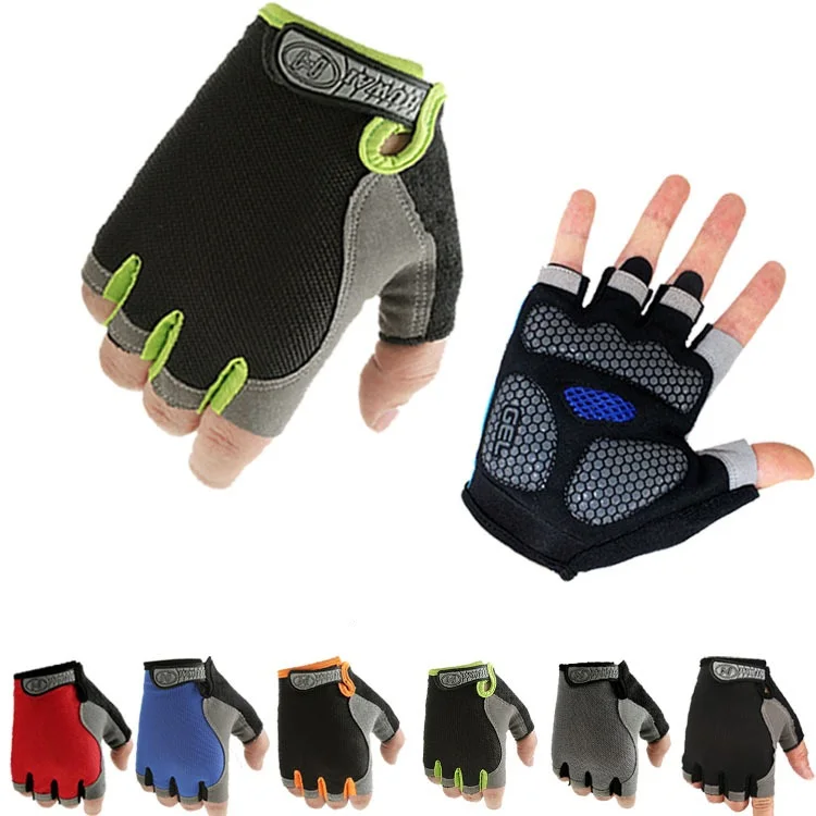 

Gym Gloves Fitness Training Fingerless Men Women Bodybuilding Exercise Sports Gloves for Cycling Bicycle Anti Slip Breathable