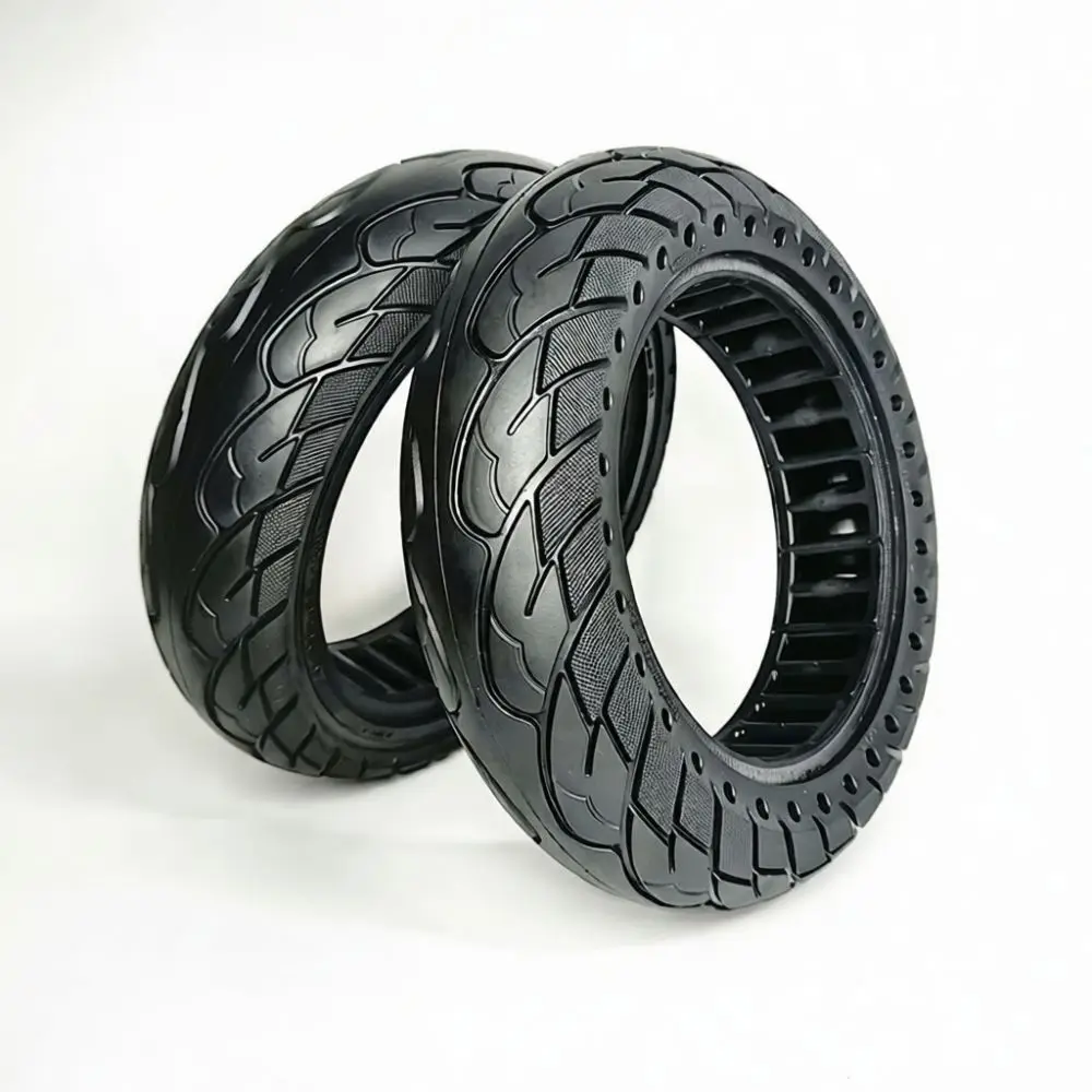 10 Inch Electric Scooter Solid Tire 10x2.50 Replacement Wheel 60 70 6.5 Honeycomb Shock Abosrption Wearproof Rubber Parts