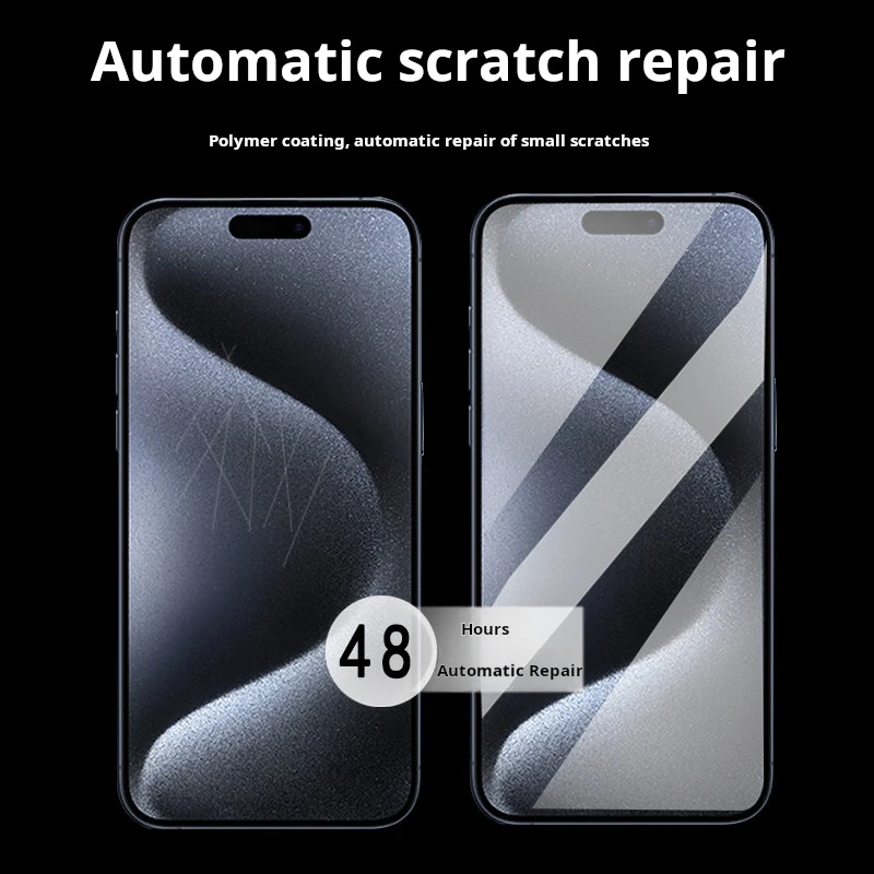 

Suitable for Apple 16 mobile phone protective film electroplating dust removal frosted mobile phone soft film