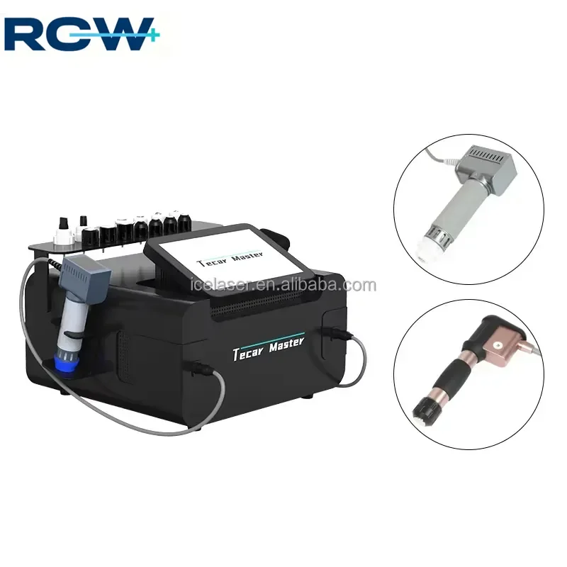 RCW and Pneumatic Portable Shockwave Therapy Machine Radial ESWT Extracorporeal Shock Wave Physiotherapy Equipment