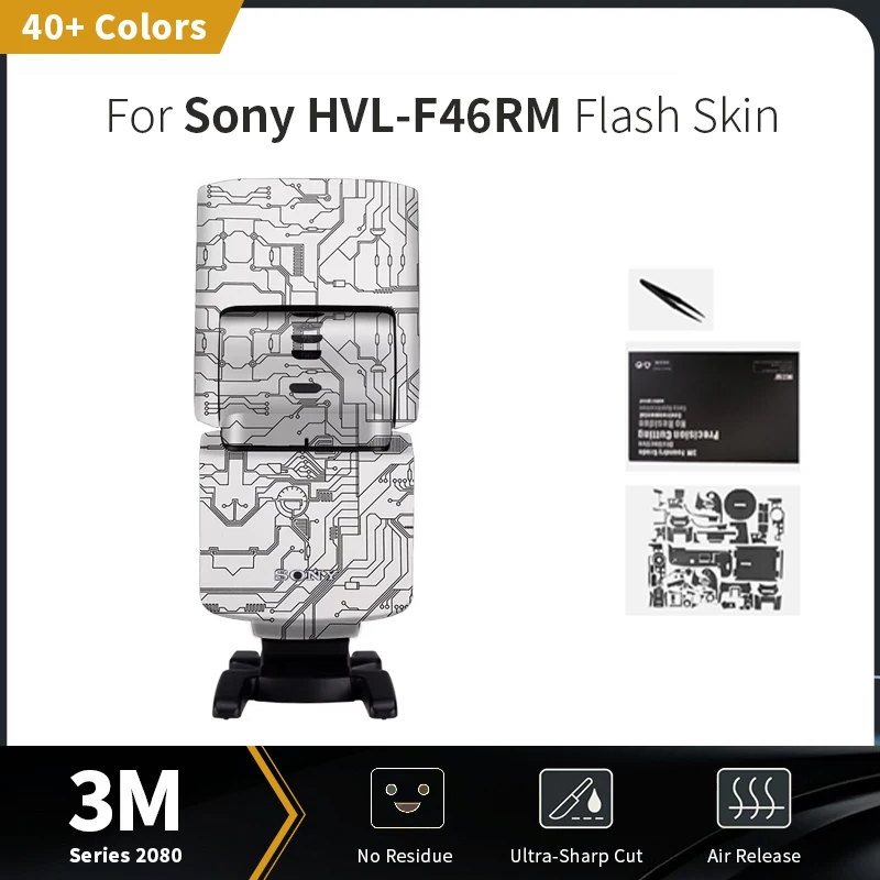 For Sony F46RM Skin Sony HVL-F46RM Camera Flash Skin Sticker Scratch-resistant protective film full coverage protection