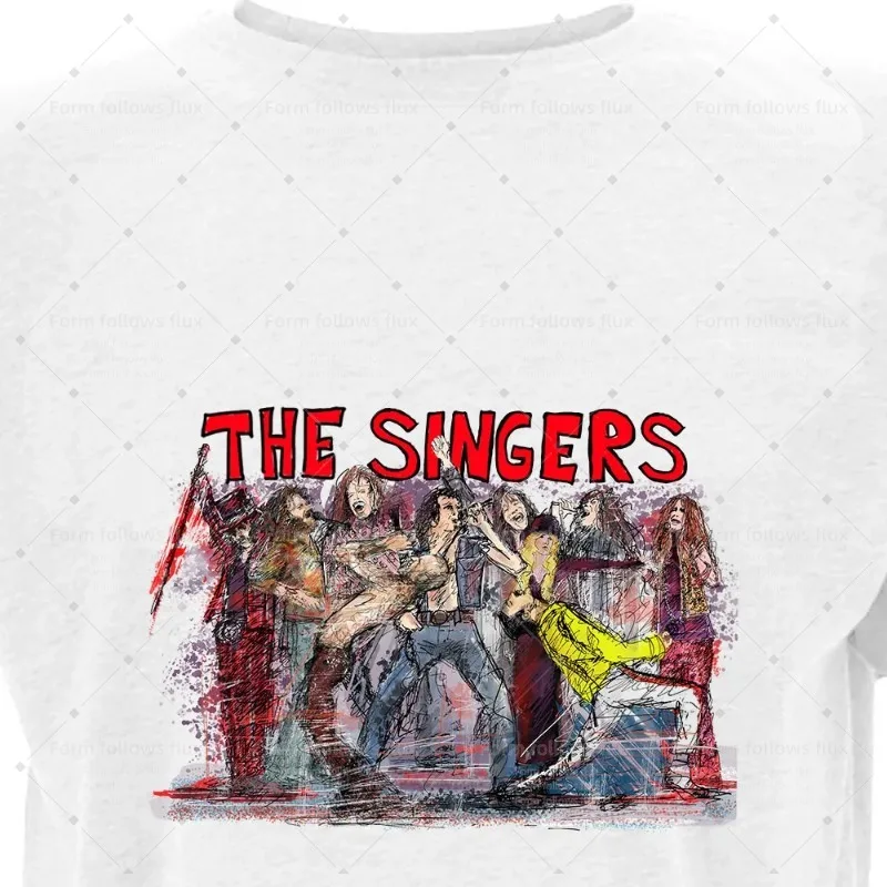 

2026 men T-Shirt Hoodie Hand Drawn Comic style The Singers Dads Rock The Singers Unisex S-6XL Plus Size Friendly