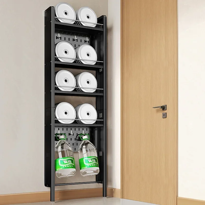 Prateleira do banheiro rack de canto escova de dentes shampoo titular rack produtos de higiene pessoal organização entrada placa perfurada prateleiras armazenamento