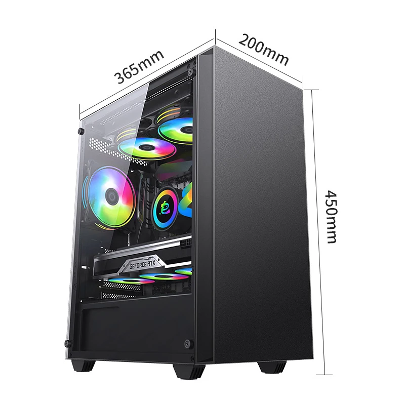 

Dedicated Graphics Card I3/i5/i7 12400F CPU RTX 2060 3060 GPU 2TB HDD X99 Motherboard Gaming Desktop Computer Host Design