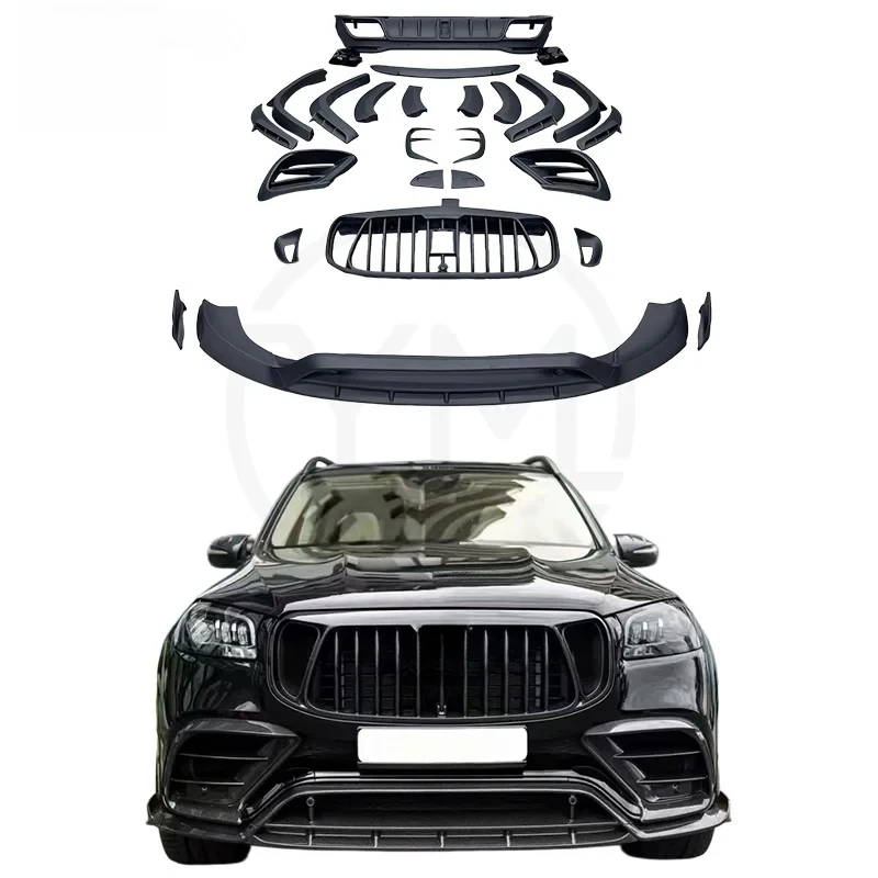 Real Carbon Fiber Body Kit  S Class W223 S450 2021-2025, Front Lip Rear Diffuser Rear Spoiler Intake Covers