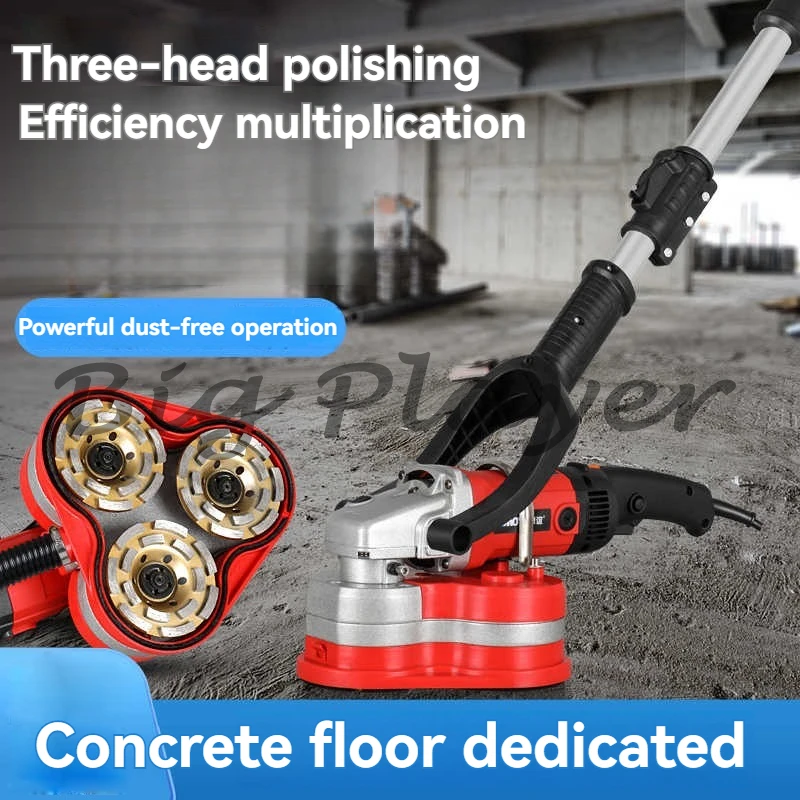 Electric Water Mill Polishing Machine Household Portable Epoxy Floor Grinder Multifunctional Handheld Concrete Polisher