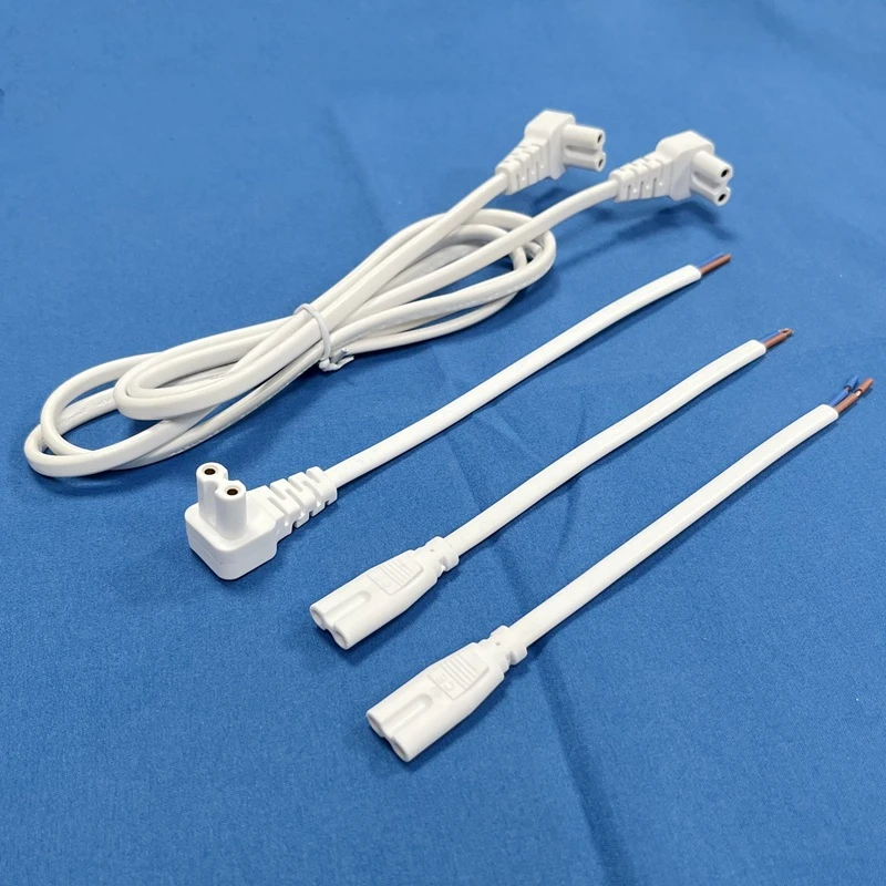 10pcs Australian Plug Three-plug-turn Integrated T5 Lamp Bracket Plug Line 3-core T8 Light Box Cable 3-hole Power Cord