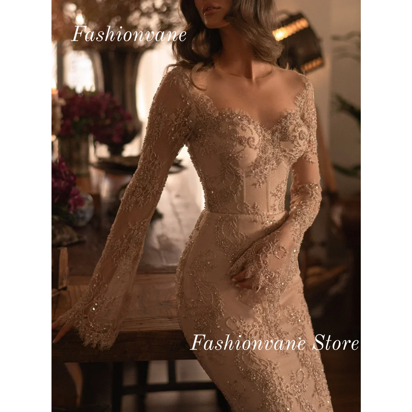 فساتين حفلة موسيقية عتيقة دبي المملكة العربية السعودية بدون أكتاف فساتين سهرة من الدانتيل فساتين سهرة مخصصة حسب الطلب