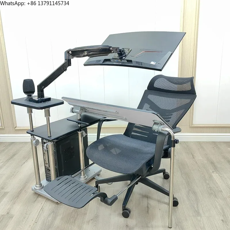 Desktop e-sports table, cabin, first-class space capsule, suspension bracket, computer table, mobile lifting bracket, lazy table