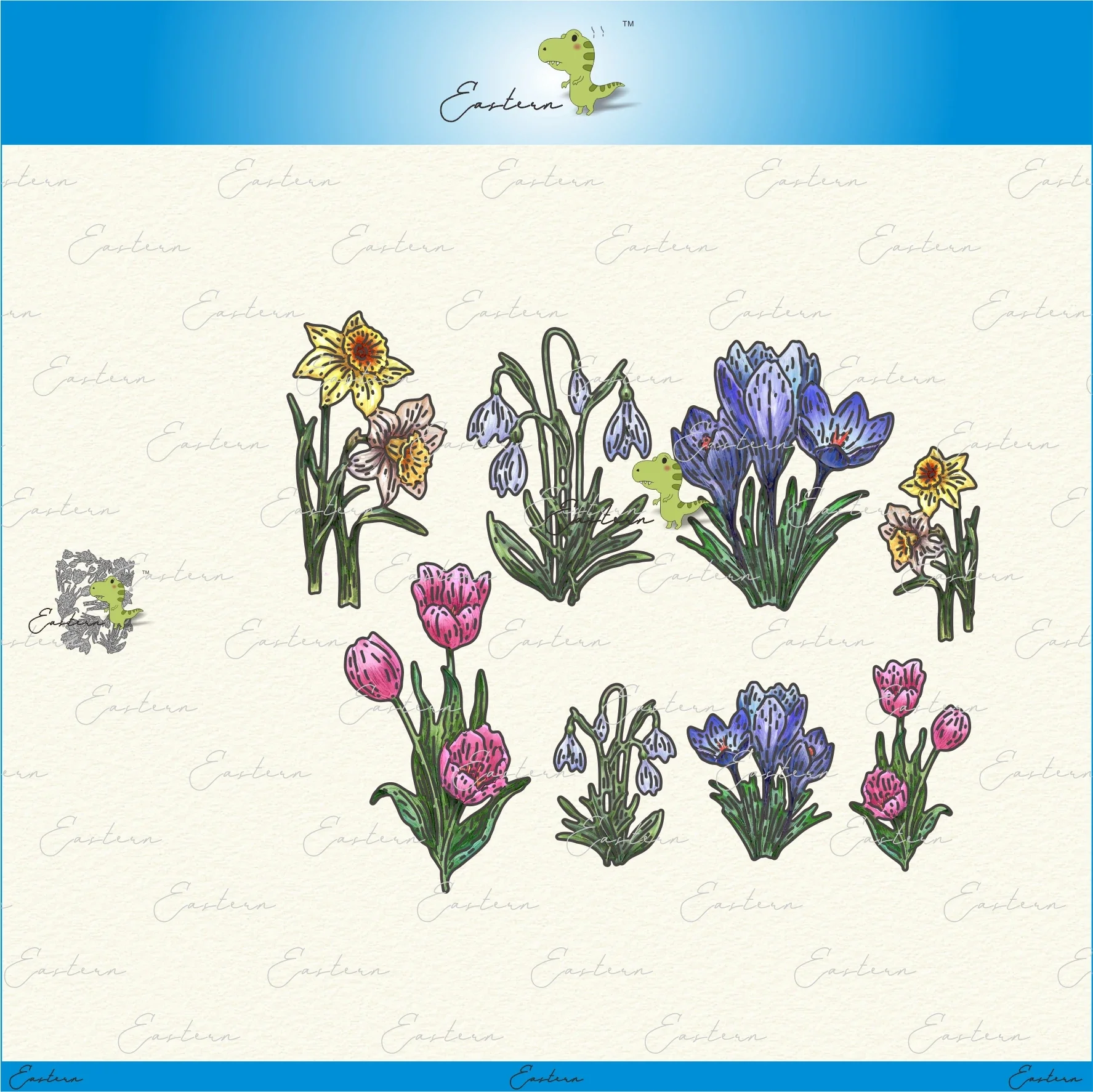 A Blooming Gathering metal cutting dies 2023 new diy molds Scrapbooking Paper Making die cuts crafts Printed Sheet