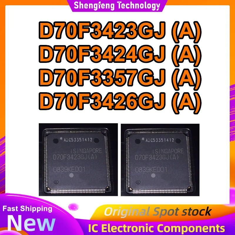 

D70F3423GJ (A) D70F3424GJ (A) D70F3357GJ (A) D70F3426GJ (A) QFP-144 IC чипсет Новинка в наличии