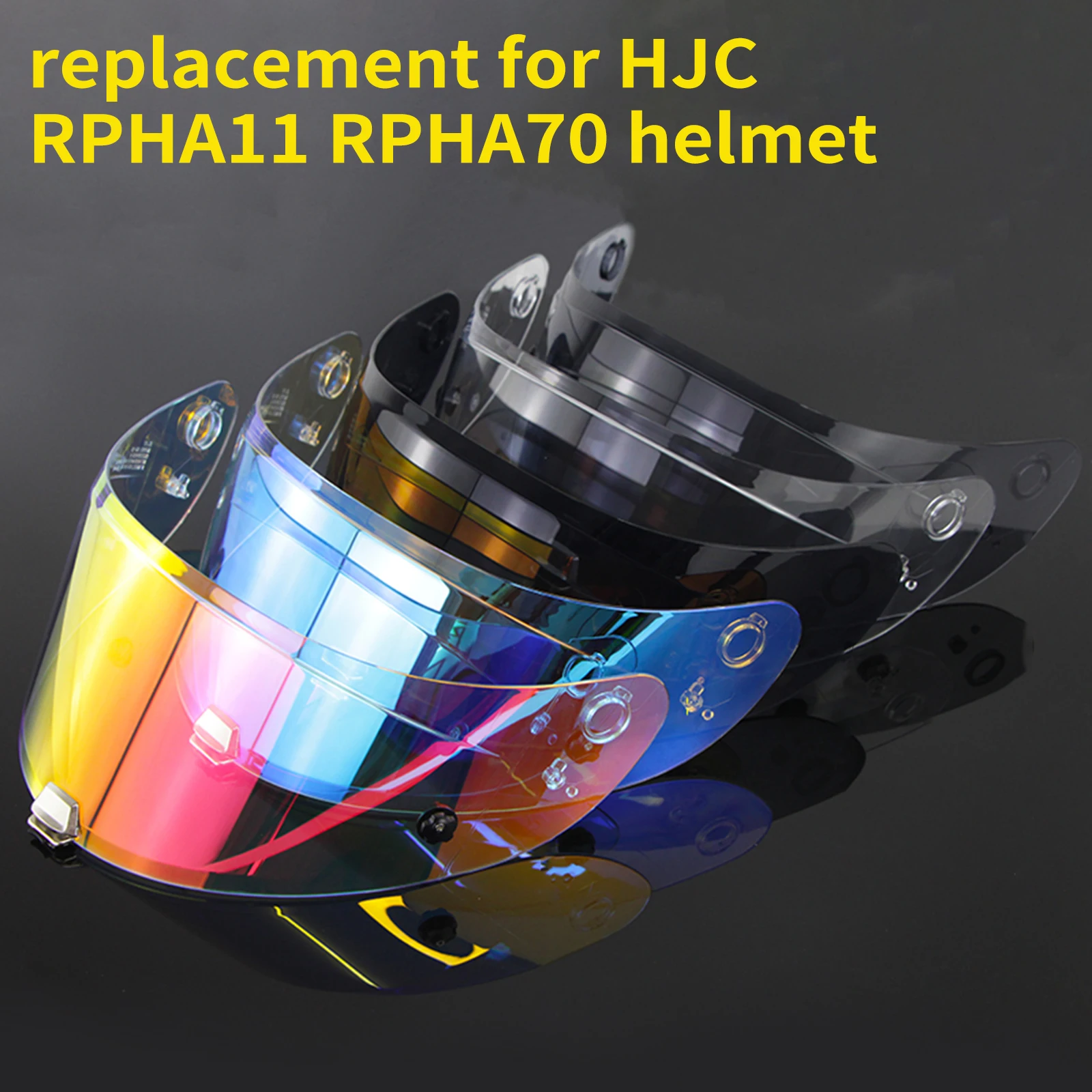 Motorcycle Helmet Visor Motorcycle Face Shield Helmet Accessories Replacement for HJC RPHA11 RPHA70 Helmet