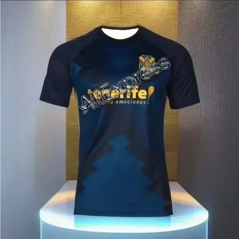 2025 moda nueva manga corta para niños y adultos, camiseta España Tenerife transpirable de secado rápido sudadera de fútbol