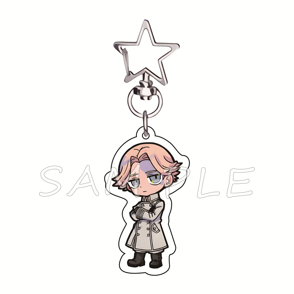 Tokyo Revengers 6cm Acrylic Keychains Cute Uniform Anime Manga Merch Bag Charms Car Key Ring Otaku Cosplay Collectible Gift