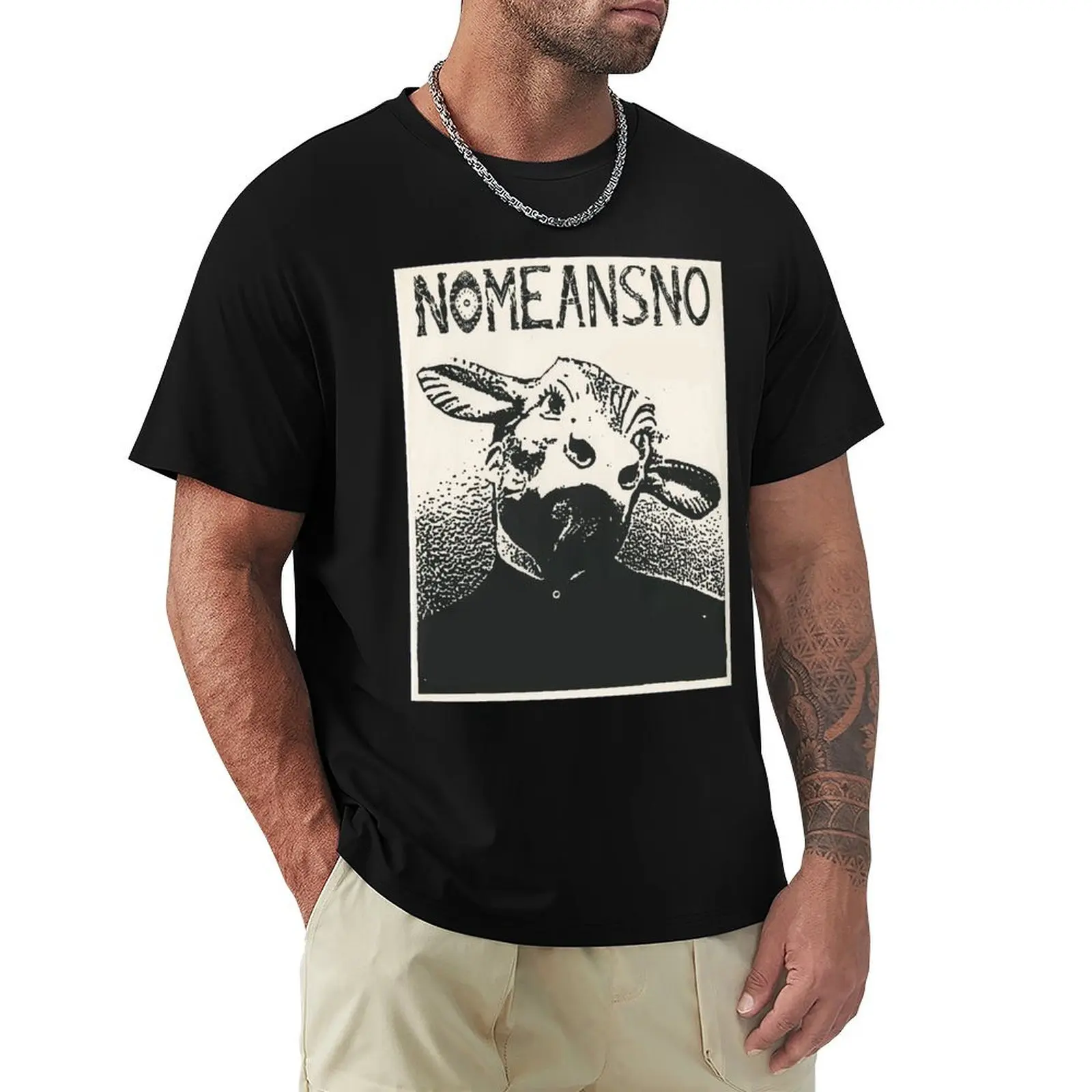 

Nomeansno tshirt T-Shirt T-shirts man funny shirt cotton customs hippie clothes Men's clothing