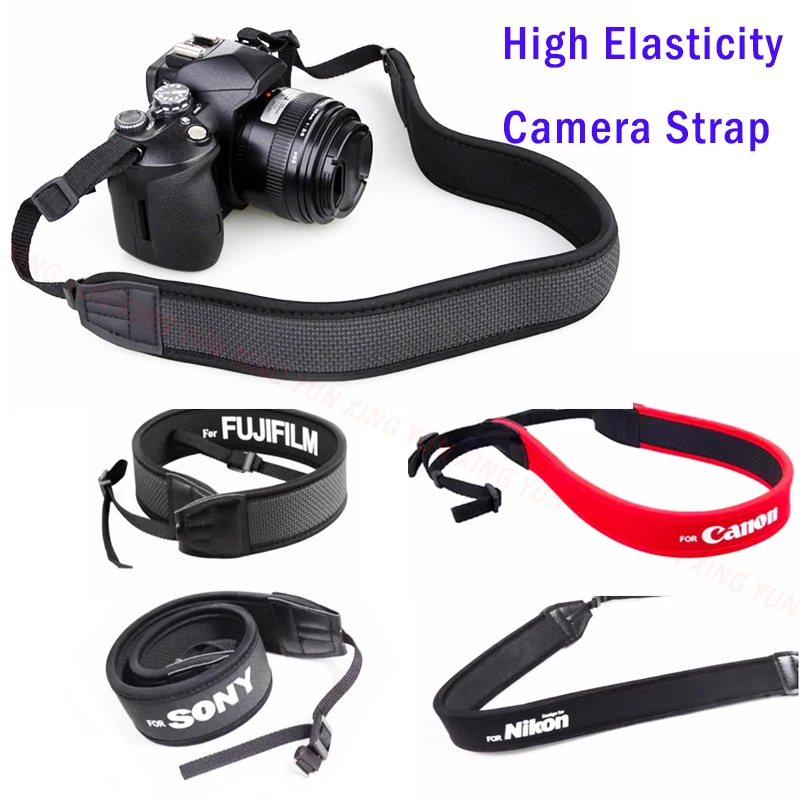 

DSLR digital Camera Strap Neck Strap Pressure reducing belt For Sony/Fuji/Canon/Nikon High Elasticity Camera Strap