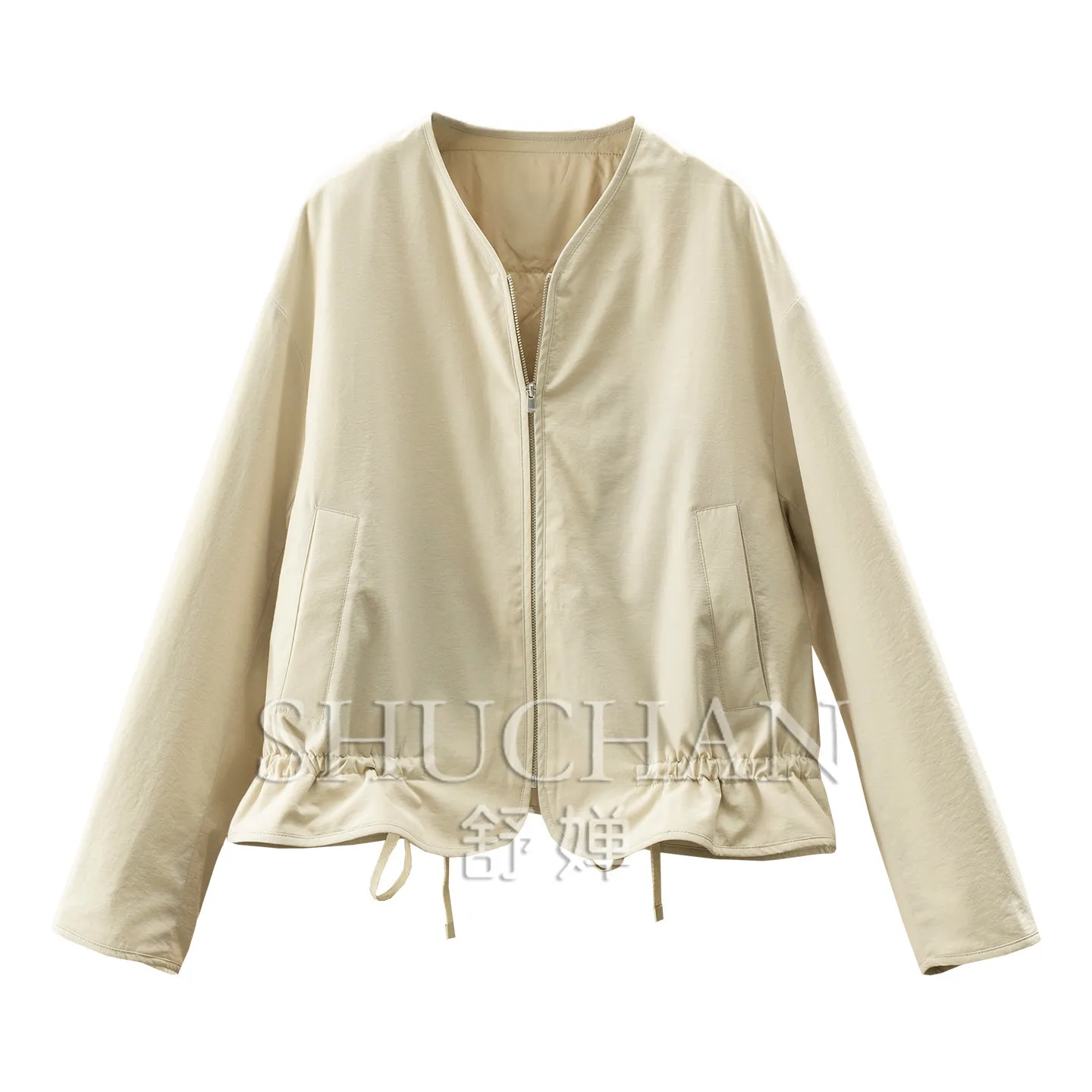 One Piece in Early Winter Is Enough Loose, The Drawstring Is Filled with 100 Silk Cotton Clothes, and The Jacket Women