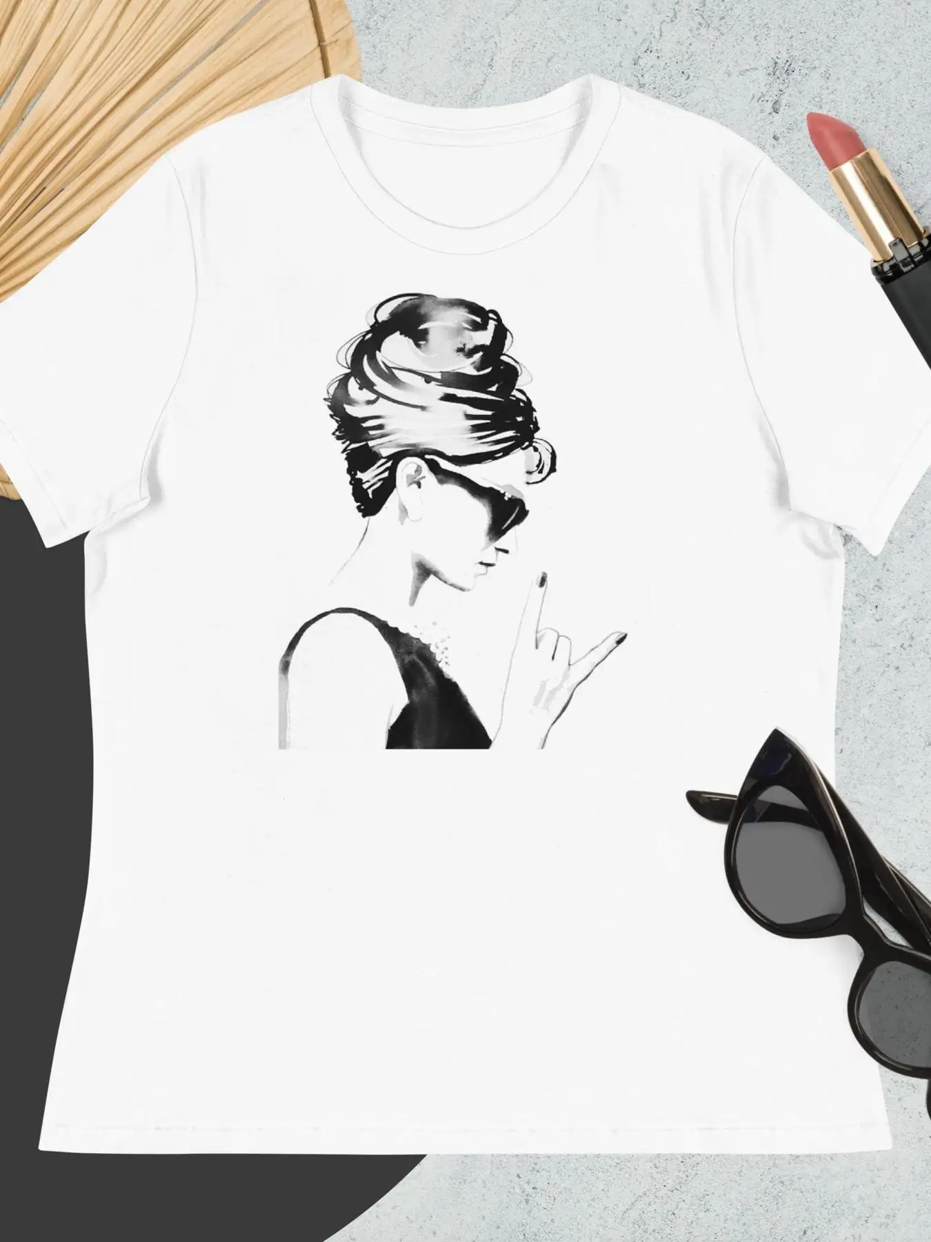 Nostalgic Portrait Character T-Shirt Design with A Vintage Loose Fit for Breathability and Comfort. Perfect for Concerts Tee Top