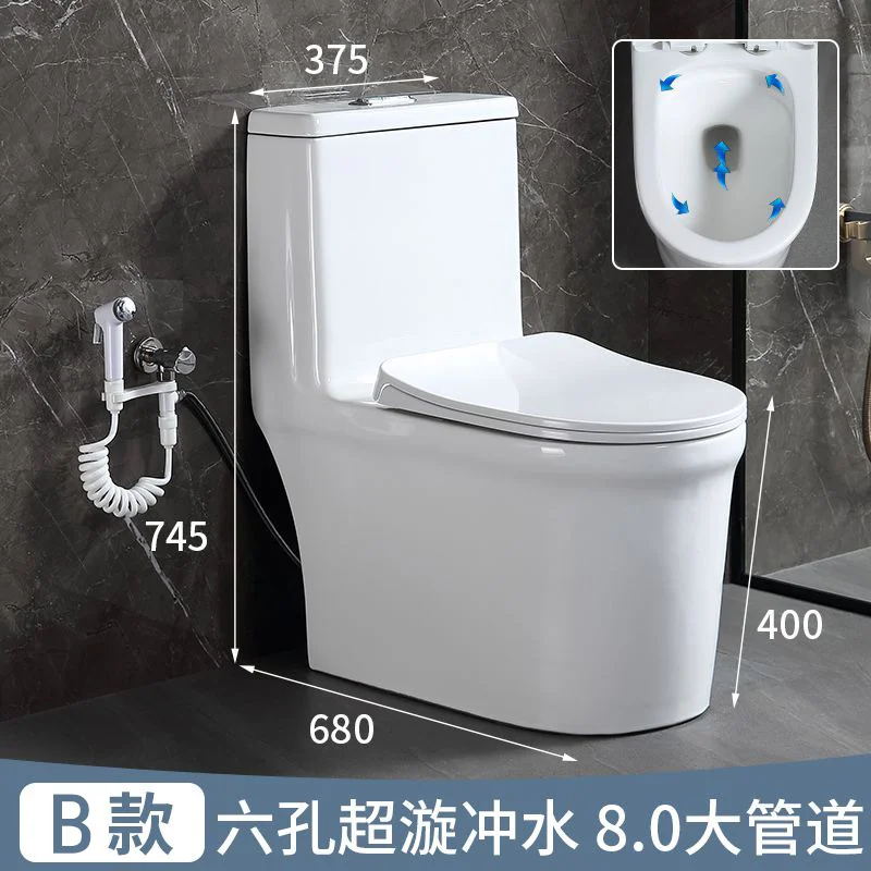Modern Style Two-Piece Ceramic Split Toilet Wc Water Closet Set Cost-Effective for Bathroom