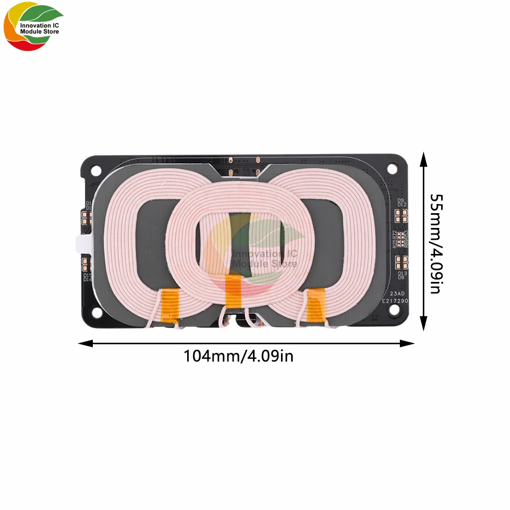 18W High-power Wireless Charger Module Type-C Interface DC12V 24V Fast Charger Charging Transmitter Circuit Board Coil Receiver