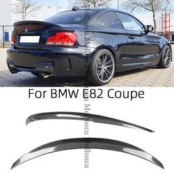 For BMW 1 Series E82 Coupe Sedan P Style Carbon fiber Rear Spoiler Trunk wing 2007-2013(not for M))
