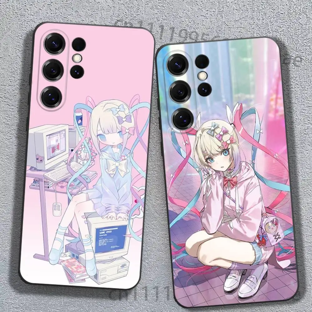 K-Kangel N-Needy Streamer Overload Phone Case For Samsung S22,S24,S20,S25,S23,S30,S21,Ultra,Plus,Silky Liquid Shockproof Case