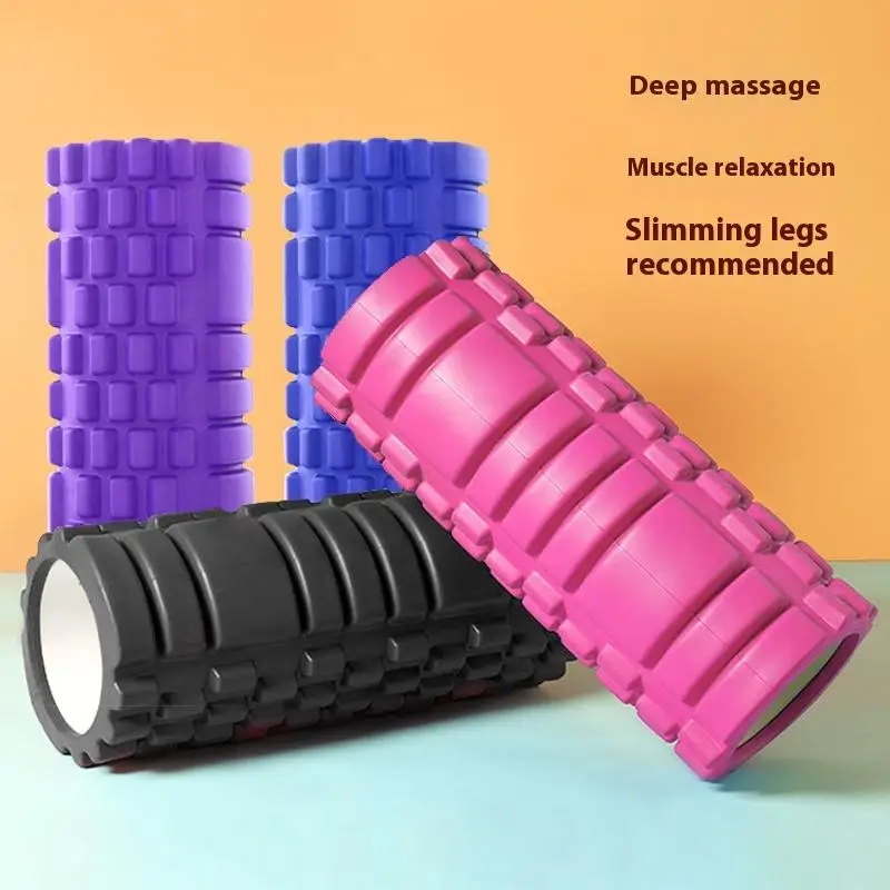 

【YY35】Пиннопластовый ролик, твердая массажная палочка, профессиональный инструмент для похудения, релаксации мышц, колонна для йоги, спортивное и фитнес-оборудование