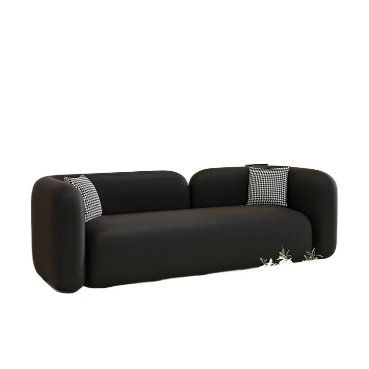 

Internet celebrity home living room sofa, small apartment rental apartment straight row hotel lobby rest