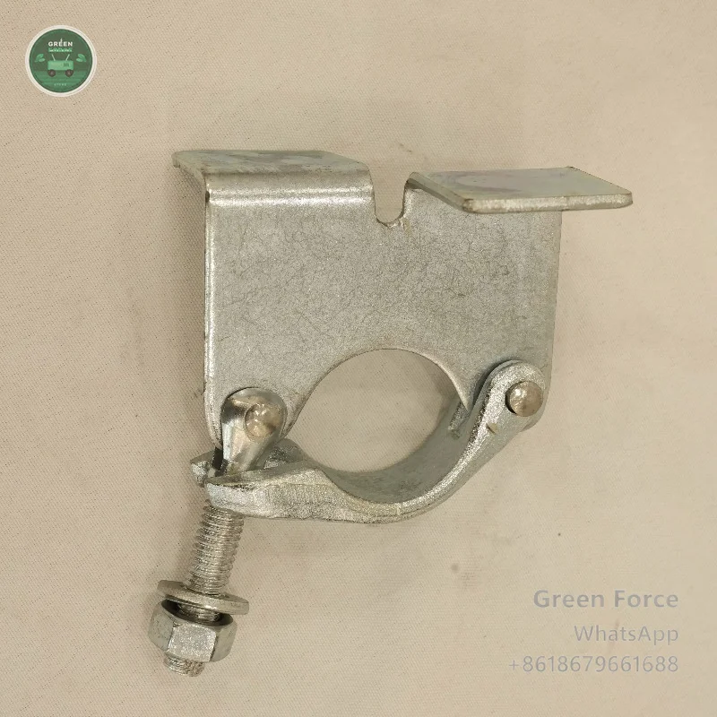 Q235 Steel Forged Scaffold Coupler | Hot-Dip Galvanized Swivel Clamp | British Cross-Type Rotating Fitting