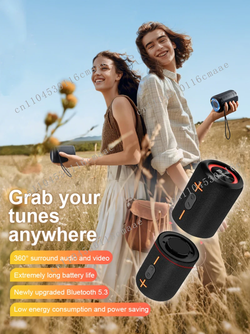 

Wireless Bluetooth Speaker Dazzling Split Subwoofer Wireless Bluetooth Audio RGB Outdoor Wireless 2-in-1 Magnetic Speaker