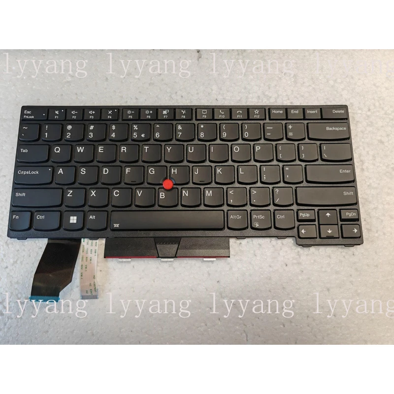 Teclado retroiluminado estadounidense para Lenovo ThinkPad L14 L14 Gen 1 L14 Gen 2