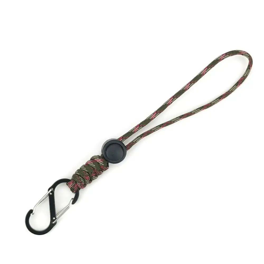 New High Strength Paracord Anti-loss Keychain Adjustable 8 Styles Parachute Cord Aluminium Alloy Emergency Paracord Outdoor Tool