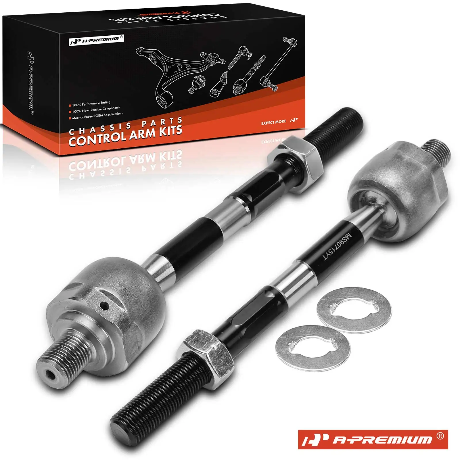 A-Premium 2x Front Inner Tie Rod End for Kia Sedona 2006-2012 Hyundai Entourage 2007-2009